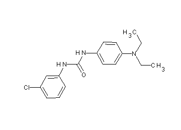 N-(3-chlorophenyl)-N'-[4-(diethylamino)phenyl]urea - Click Image to Close