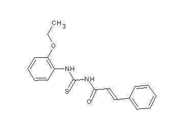 N-{[(2-ethoxyphenyl)amino]carbonothioyl}-3-phenylacrylamide - Click Image to Close