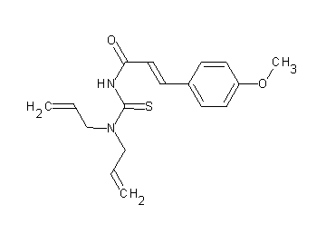 N-[(diallylamino)carbonothioyl]-3-(4-methoxyphenyl)acrylamide - Click Image to Close