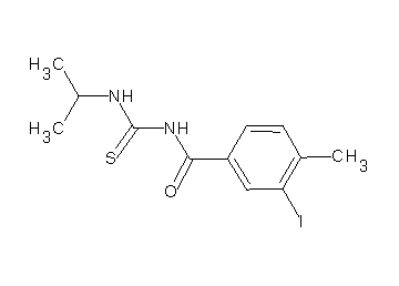 3-iodo-N-[(isopropylamino)carbonothioyl]-4-methylbenzamide - Click Image to Close