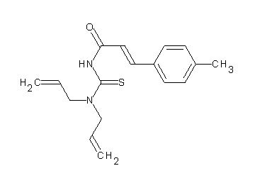 N-[(diallylamino)carbonothioyl]-3-(4-methylphenyl)acrylamide - Click Image to Close