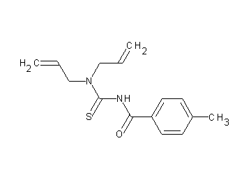 N-[(diallylamino)carbonothioyl]-4-methylbenzamide - Click Image to Close