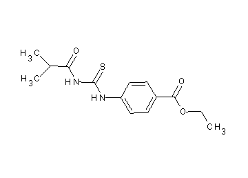 ethyl 4-{[(isobutyrylamino)carbonothioyl]amino}benzoate - Click Image to Close