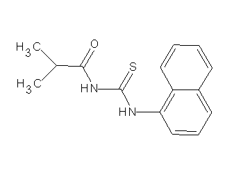 2-methyl-N-[(1-naphthylamino)carbonothioyl]propanamide - Click Image to Close