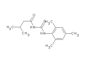 N-[(mesitylamino)carbonothioyl]-3-methylbutanamide - Click Image to Close