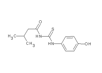 N-{[(4-hydroxyphenyl)amino]carbonothioyl}-3-methylbutanamide - Click Image to Close