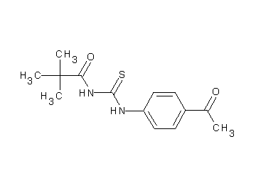 N-{[(4-acetylphenyl)amino]carbonothioyl}-2,2-dimethylpropanamide - Click Image to Close