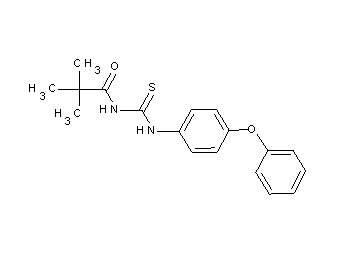 2,2-dimethyl-N-{[(4-phenoxyphenyl)amino]carbonothioyl}propanamide - Click Image to Close