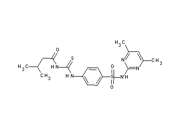N-{[(4-{[(4,6-dimethyl-2-pyrimidinyl)amino]sulfonyl}phenyl)amino]carbonothioyl}-3-methylbutanamide - Click Image to Close