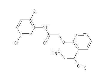 2-(2-sec-butylphenoxy)-N-(2,5-dichlorophenyl)acetamide - Click Image to Close