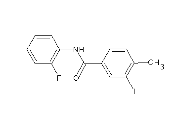 N-(2-fluorophenyl)-3-iodo-4-methylbenzamide - Click Image to Close