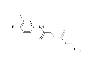 ethyl 4-[(3-chloro-4-fluorophenyl)amino]-4-oxobutanoate - Click Image to Close