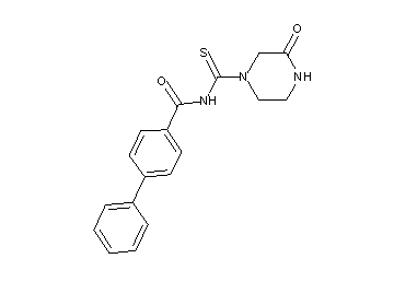 N-[(3-oxo-1-piperazinyl)carbonothioyl]-4-biphenylcarboxamide - Click Image to Close