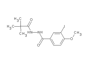 N'-(2,2-dimethylpropanoyl)-3-iodo-4-methoxybenzohydrazide - Click Image to Close