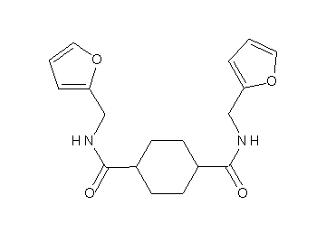 N,N'-bis(2-furylmethyl)-1,4-cyclohexanedicarboxamide - Click Image to Close