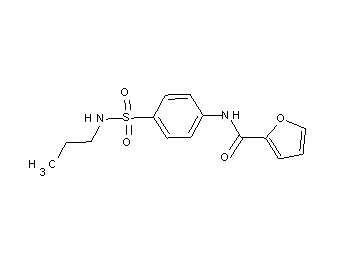 N-{4-[(propylamino)sulfonyl]phenyl}-2-furamide - Click Image to Close