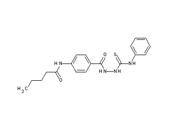 N-(4-{[2-(anilinocarbonothioyl)hydrazino]carbonyl}phenyl)pentanamide - Click Image to Close