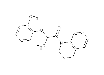1-[2-(2-methylphenoxy)propanoyl]-1,2,3,4-tetrahydroquinoline - Click Image to Close