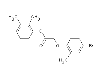 2,3-dimethylphenyl (4-bromo-2-methylphenoxy)acetate - Click Image to Close