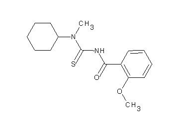 N-{[cyclohexyl(methyl)amino]carbonothioyl}-2-methoxybenzamide - Click Image to Close