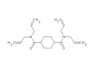 N,N,N',N'-tetraallyl-1,4-cyclohexanedicarboxamide - Click Image to Close
