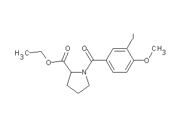 ethyl 1-(3-iodo-4-methoxybenzoyl)prolinate - Click Image to Close