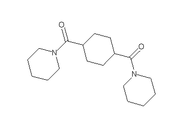 1,1'-[1,4-cyclohexanediyldi(carbonyl)]dipiperidine