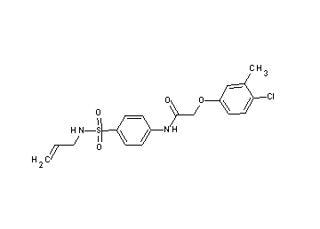 N-{4-[(allylamino)sulfonyl]phenyl}-2-(4-chloro-3-methylphenoxy)acetamide - Click Image to Close