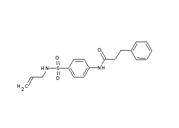 N-{4-[(allylamino)sulfonyl]phenyl}-3-phenylpropanamide