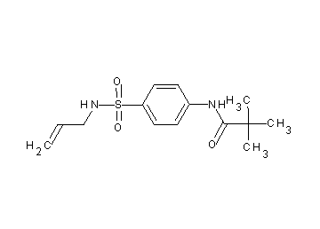N-{4-[(allylamino)sulfonyl]phenyl}-2,2-dimethylpropanamide - Click Image to Close