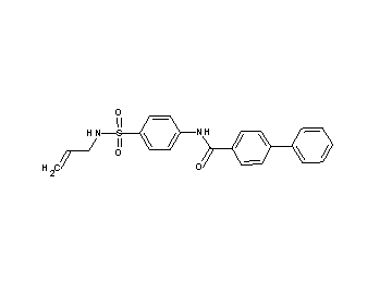 N-{4-[(allylamino)sulfonyl]phenyl}-4-biphenylcarboxamide