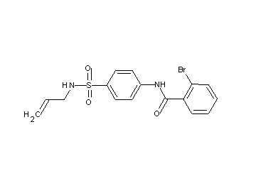 N-{4-[(allylamino)sulfonyl]phenyl}-2-bromobenzamide