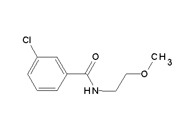 3-chloro-N-(2-methoxyethyl)benzamide
