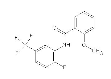 N-[2-fluoro-5-(trifluoromethyl)phenyl]-2-methoxybenzamide