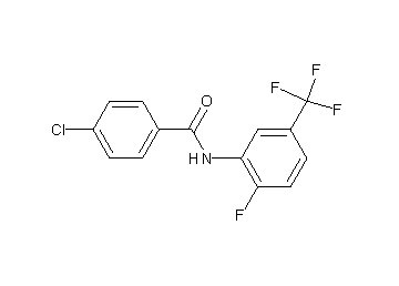 4-chloro-N-[2-fluoro-5-(trifluoromethyl)phenyl]benzamide - Click Image to Close