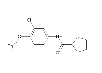 N-(3-chloro-4-methoxyphenyl)cyclopentanecarboxamide