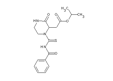 isopropyl {1-[(benzoylamino)carbonothioyl]-3-oxo-2-piperazinyl}acetate - Click Image to Close