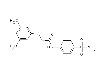 N-[4-(aminosulfonyl)phenyl]-2-(3,5-dimethylphenoxy)acetamide - Click Image to Close