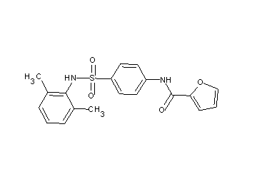 N-(4-{[(2,6-dimethylphenyl)amino]sulfonyl}phenyl)-2-furamide