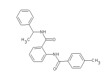 2-[(4-methylbenzoyl)amino]-N-(1-phenylethyl)benzamide - Click Image to Close