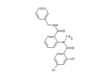 N-{2-[(benzylamino)carbonyl]phenyl}-2,4-dichloro-N-methylbenzamide - Click Image to Close