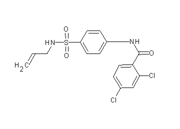 N-{4-[(allylamino)sulfonyl]phenyl}-2,4-dichlorobenzamide - Click Image to Close