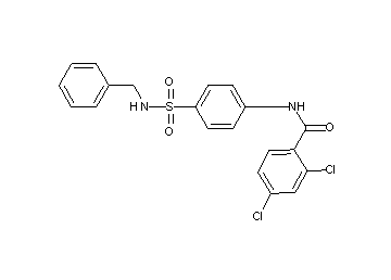 N-{4-[(benzylamino)sulfonyl]phenyl}-2,4-dichlorobenzamide - Click Image to Close