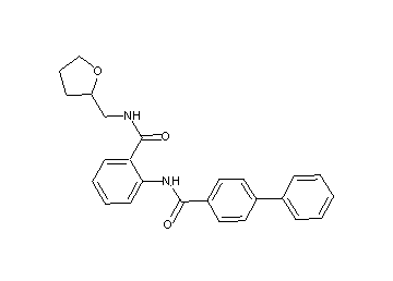 N-(2-{[(tetrahydro-2-furanylmethyl)amino]carbonyl}phenyl)-4-biphenylcarboxamide