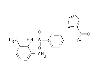 N-(4-{[(2,6-dimethylphenyl)amino]sulfonyl}phenyl)-2-thiophenecarboxamide - Click Image to Close