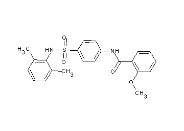 N-(4-{[(2,6-dimethylphenyl)amino]sulfonyl}phenyl)-2-methoxybenzamide - Click Image to Close