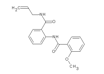 N-{2-[(allylamino)carbonyl]phenyl}-2-methoxybenzamide - Click Image to Close