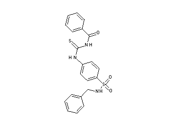 N-[({4-[(benzylamino)sulfonyl]phenyl}amino)carbonothioyl]benzamide - Click Image to Close