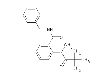N-benzyl-2-[(2,2-dimethylpropanoyl)(methyl)amino]benzamide