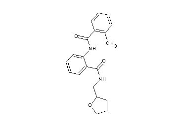 2-methyl-N-(2-{[(tetrahydro-2-furanylmethyl)amino]carbonyl}phenyl)benzamide - Click Image to Close